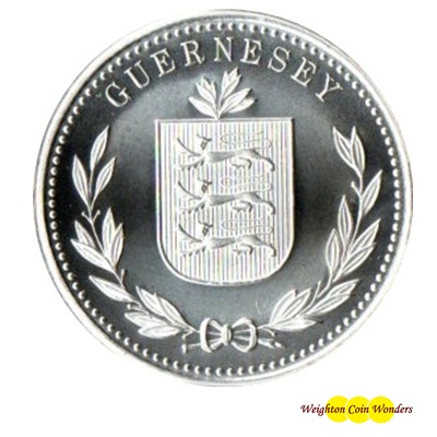 2012 1oz Silver - Guernsey Eight Doubles